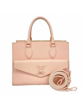 Louis Vuitton Handbag Lockme Tote PM Oud Rose 2-Way